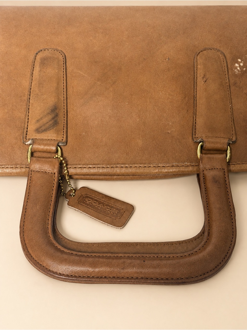 Coach Vintage Bonnie Cashin Slim Satchel 8526 Leather Bag w/ Paperwork - Picture 6 of 15